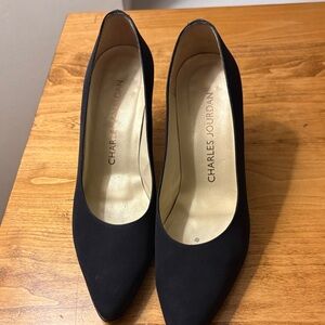 Charles Jourdan Classic Black Heels